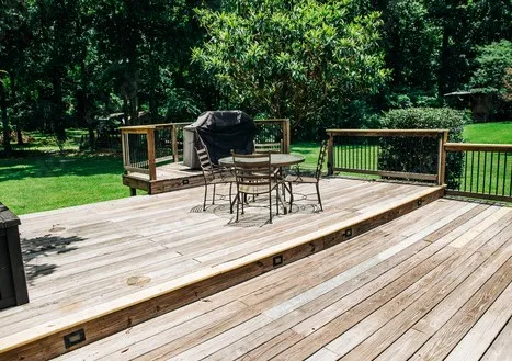 large wooden deck GTLAD