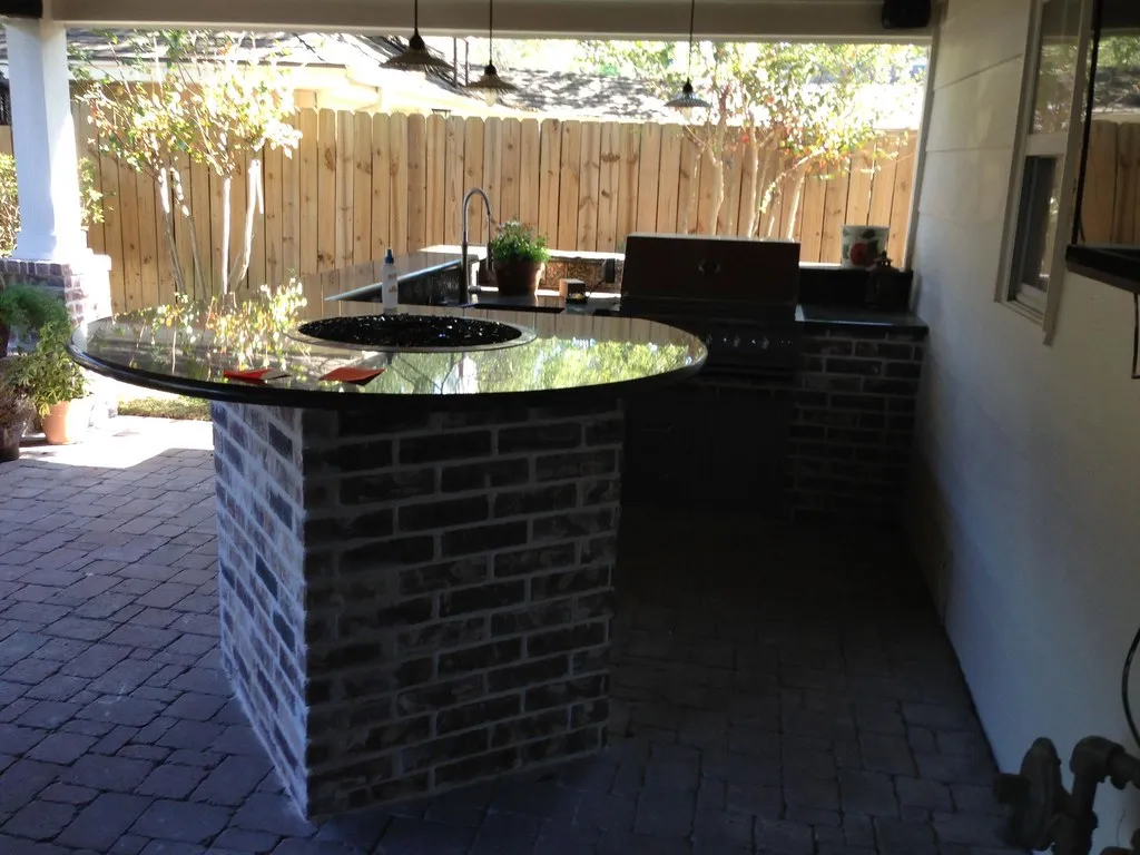 outdoor kitchen in Houston GTLAD