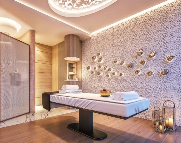 serene modern spa room by GTLAD