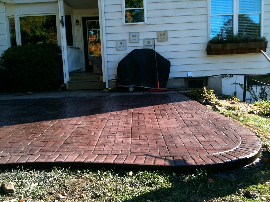 stamped concrete in Houston by GTLAD